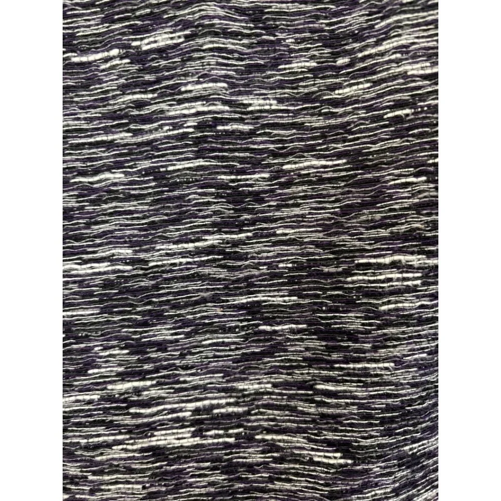 CALVIN KLEIN Black White Career Pencil Skirt Tweed Lined Size 8